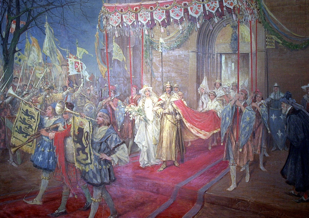 Heinrich der Löwe heiratete 1168 im Mindener Dom die zwölfjährige englische Königstocher Mathilde. Foto: Hans-Jürgen Amtage | Sammlung Mindener Museum