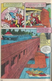 Das Wasserstraßenkreuz Minden war 1990 auch Thema bei Donald Duck im Lustigen Taschenbuch 120. Repro: Amtage