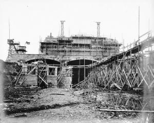 Bau Mittellandkanal Minden 1911-1914 007